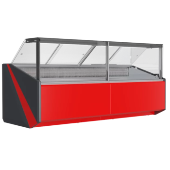 Вітрина холодильна гастрономічна з прямим склом FGL260_restyling