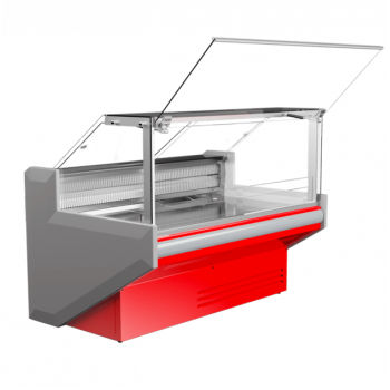 Вітрина холодильна гастрономічна з прямим склом FGLA160