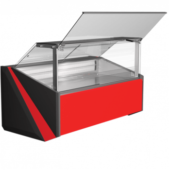 Вітрина холодильна гастрономічна з прямим склом FGLA190_restyling