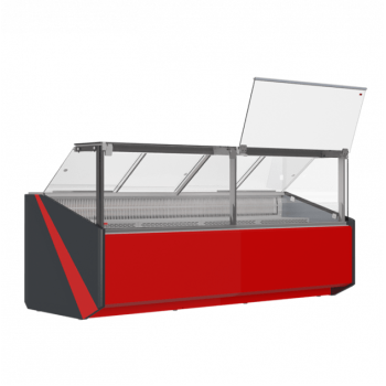 Вітрина холодильна гастрономічна з прямим склом FGLA260_restyling