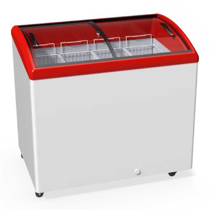 Скриня морозильна з гнутим склом M300S