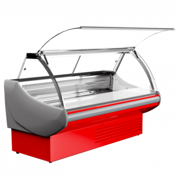 Вітрина холодильна гастрономічна з гнутим склом VGL190A