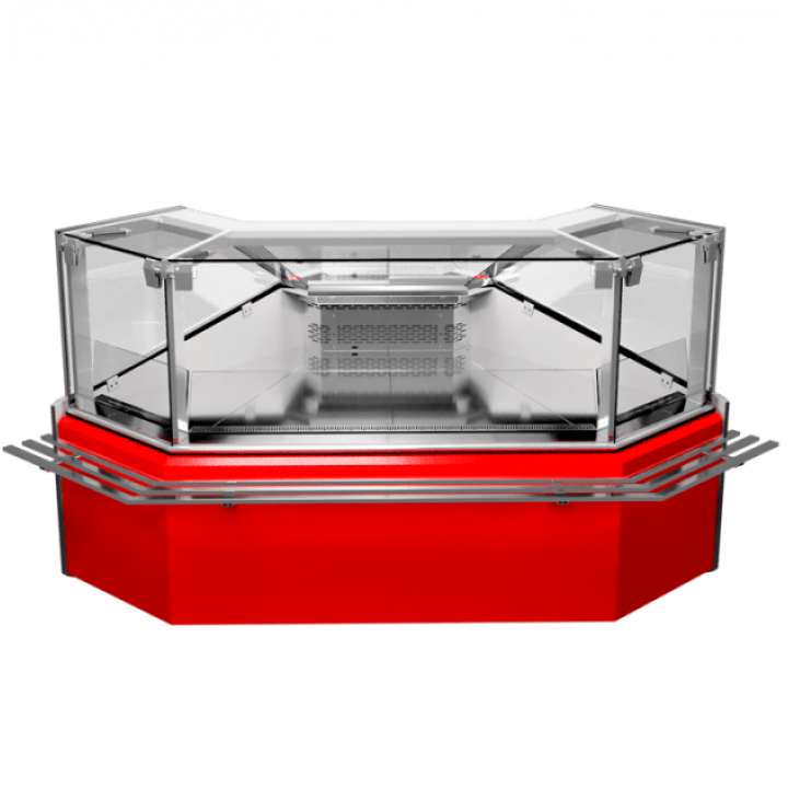 Вітрина холодильна гастрономічна з прямим склом FDI E